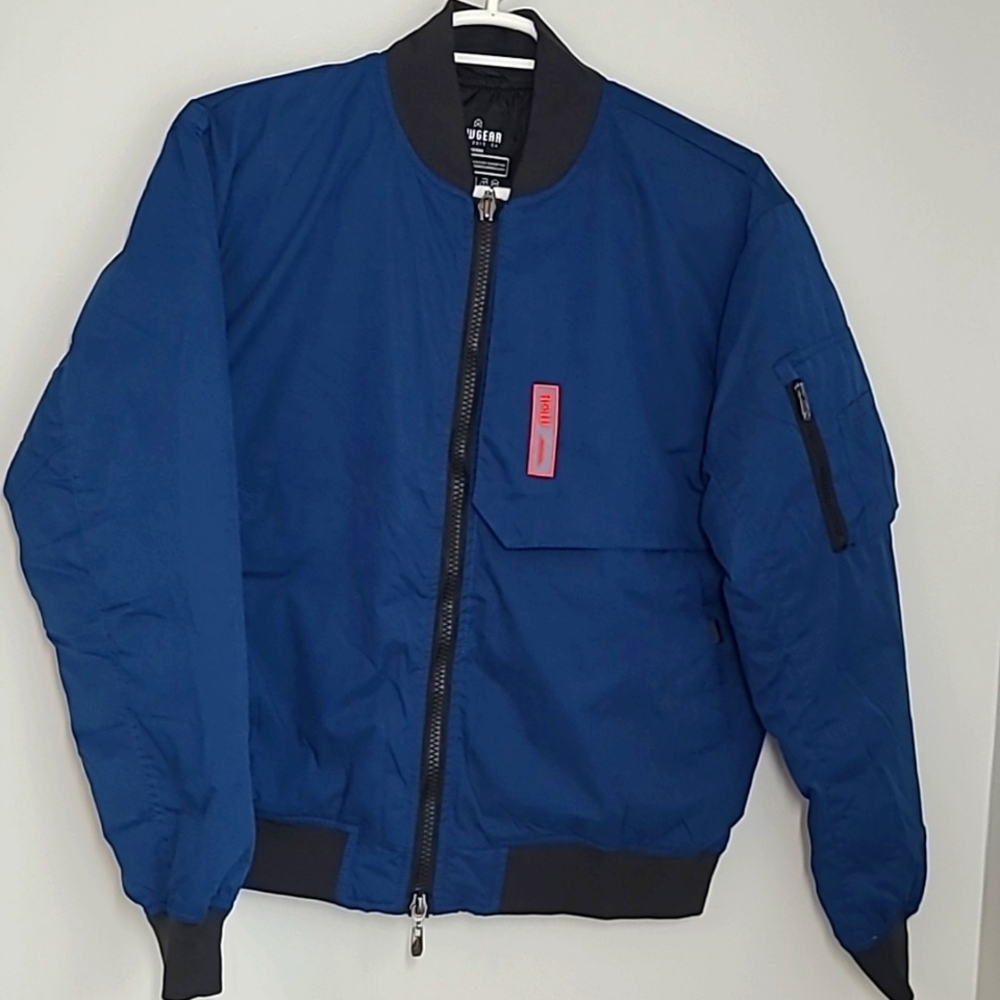 Rawgear Bomber Coat Blue Medium NWT